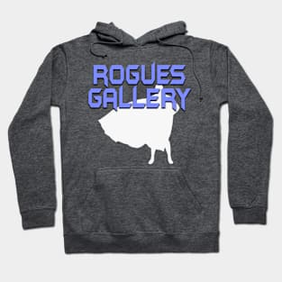 ROGUES GALLERY Male (White Silhouette) Hoodie